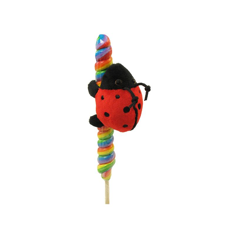 Lady Bug Plush Candy Pops