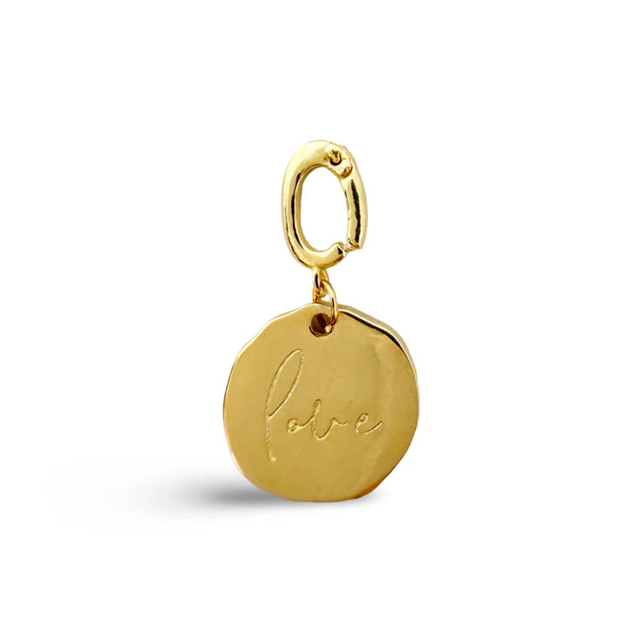 Morse Code Gold Charms