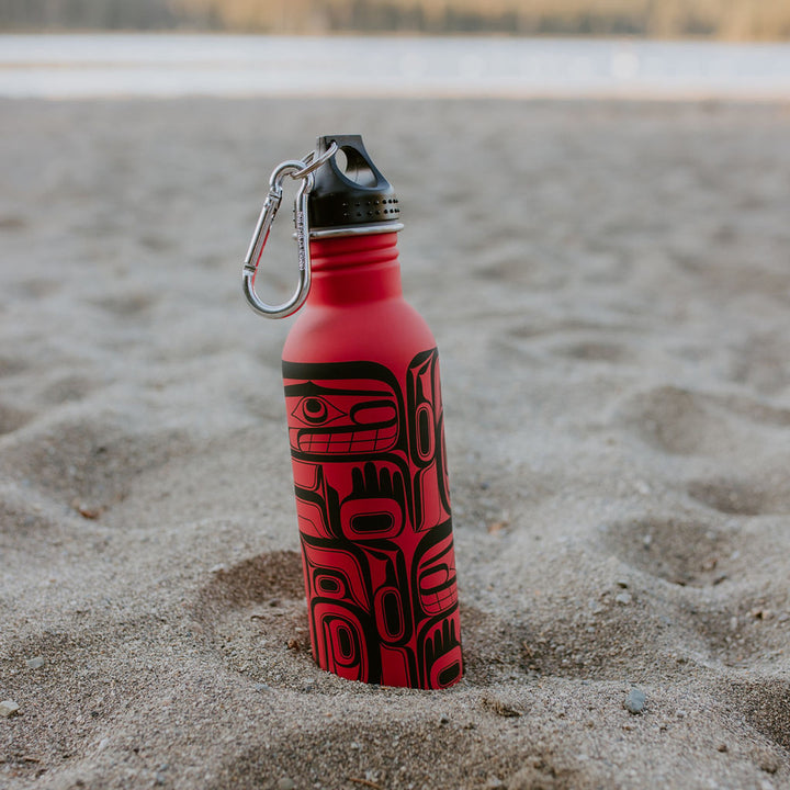 Metal Water Bottle, "Tradition" by Ryan Cranmer