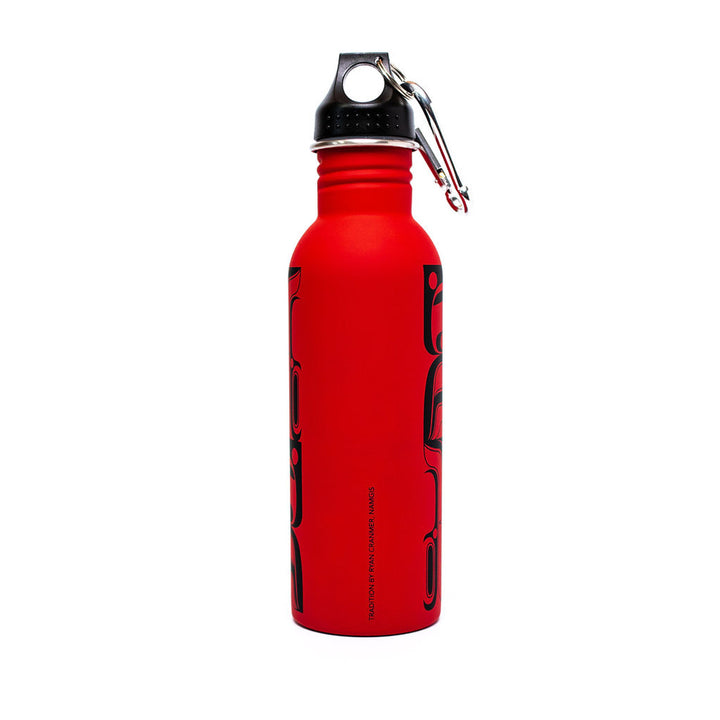 Metal Water Bottle, "Tradition" by Ryan Cranmer