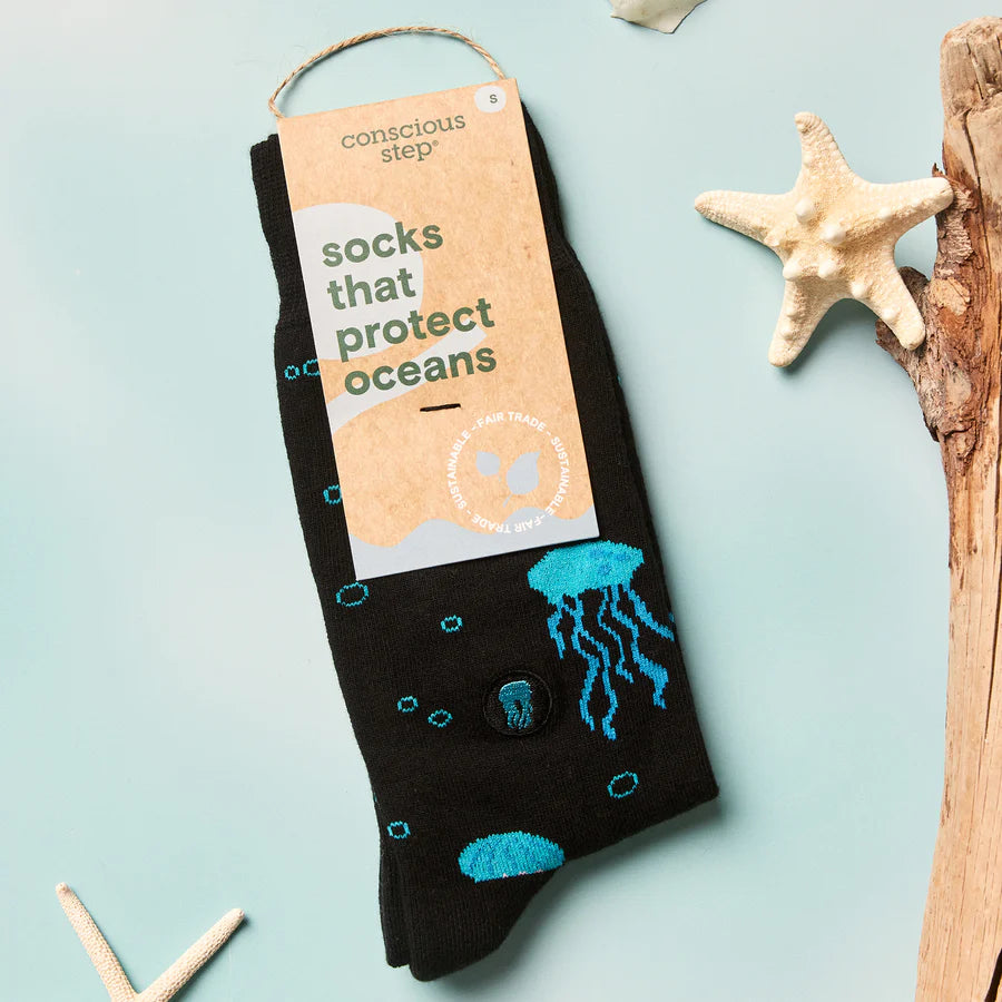 Socks that Protect the Ocean - Bioluminescent Beauties