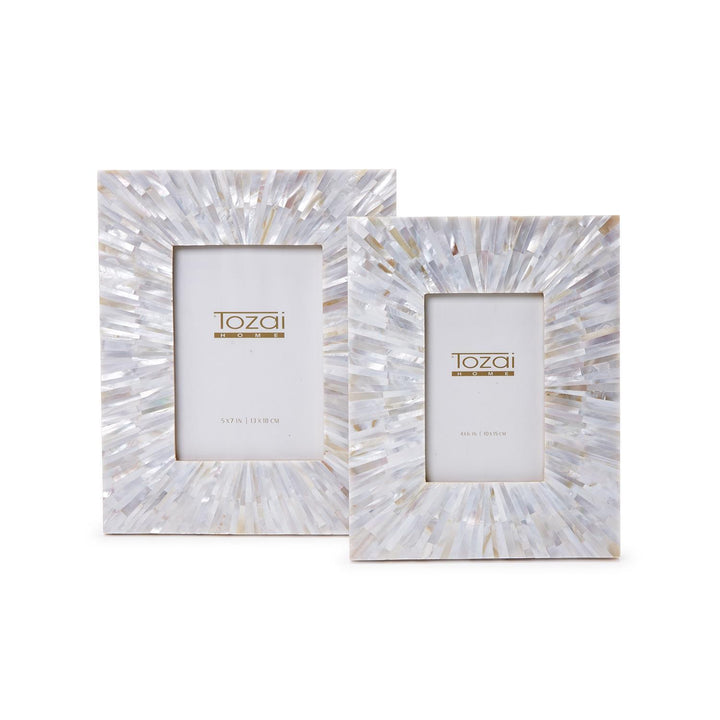 Mother of Pearl Starburst 4x6 Frame