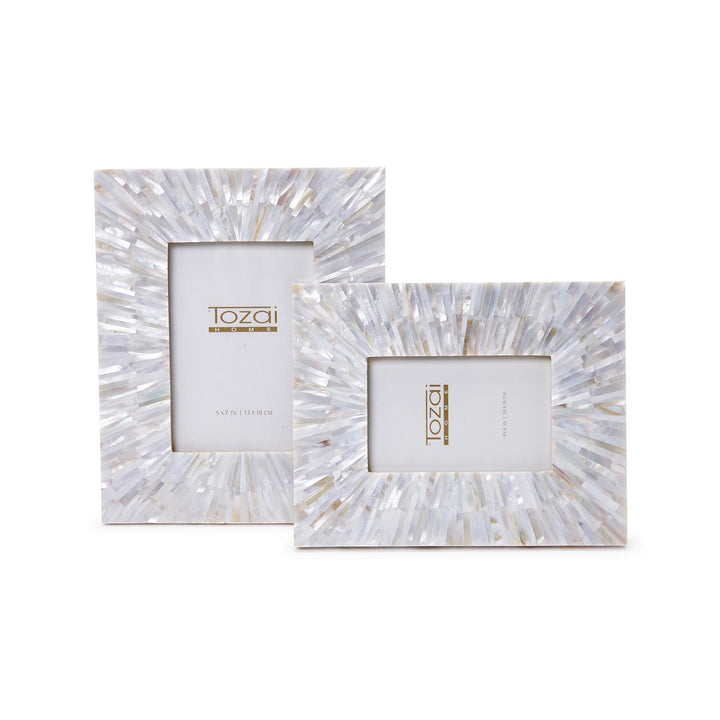Mother of Pearl Starburst 4x6 Frame