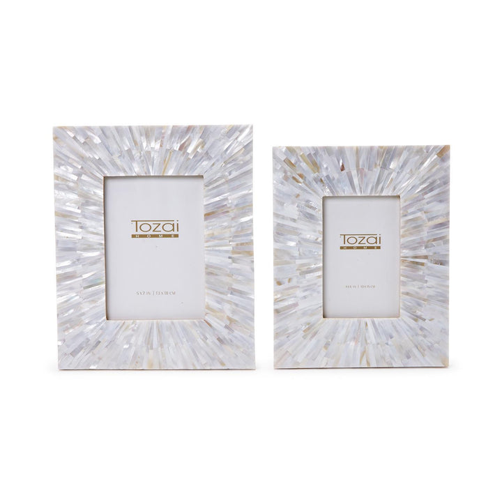 Mother of Pearl Starburst 4x6 Frame