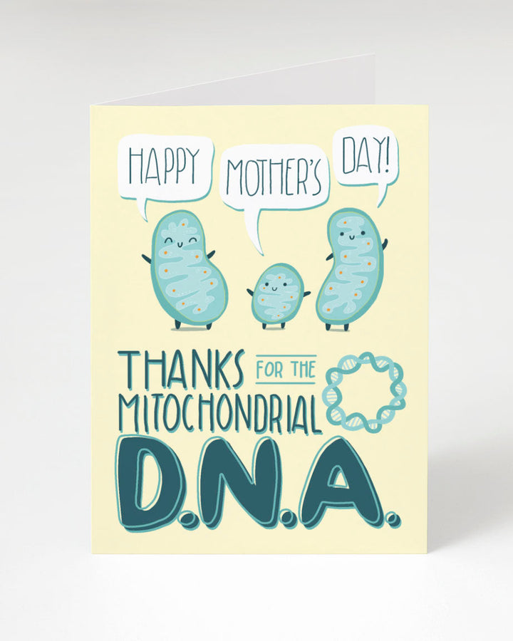Mothers Day Mitochondrial DNA Greeting Card