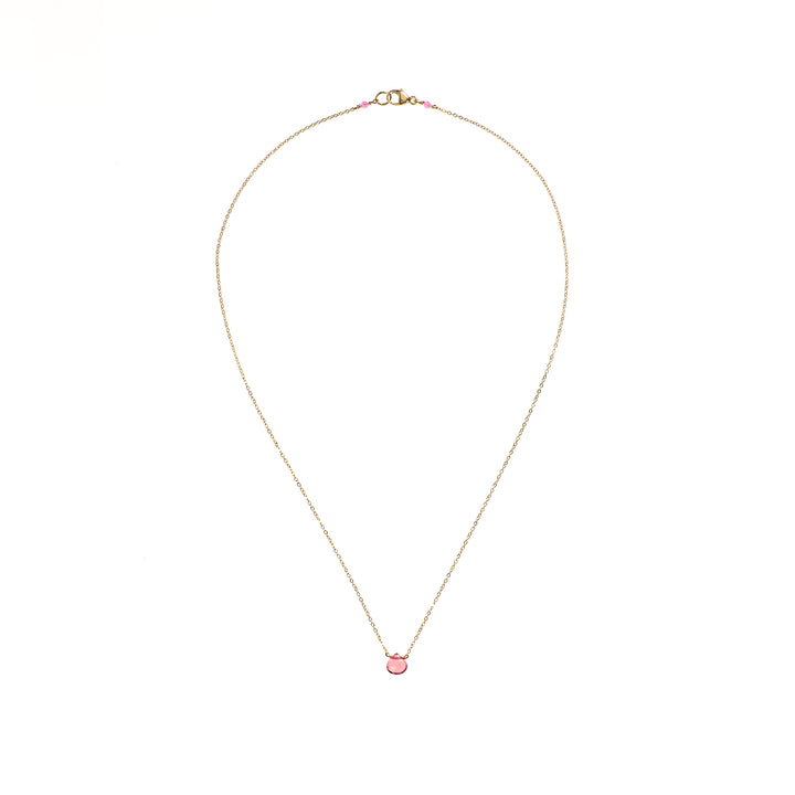 Baby Pink Quartz Necklace