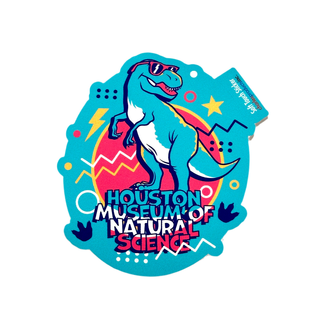 HMNS Retro Refresh T. rex Sticker