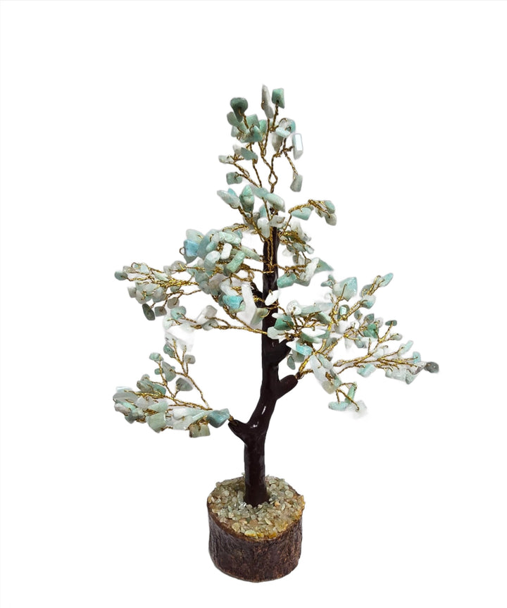 Gemstone Feng Shui Tree with Wooden Base