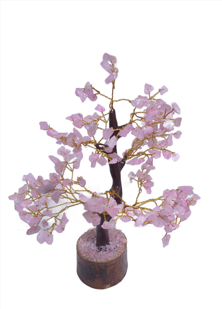 Gemstone Feng Shui Tree with Wooden Base