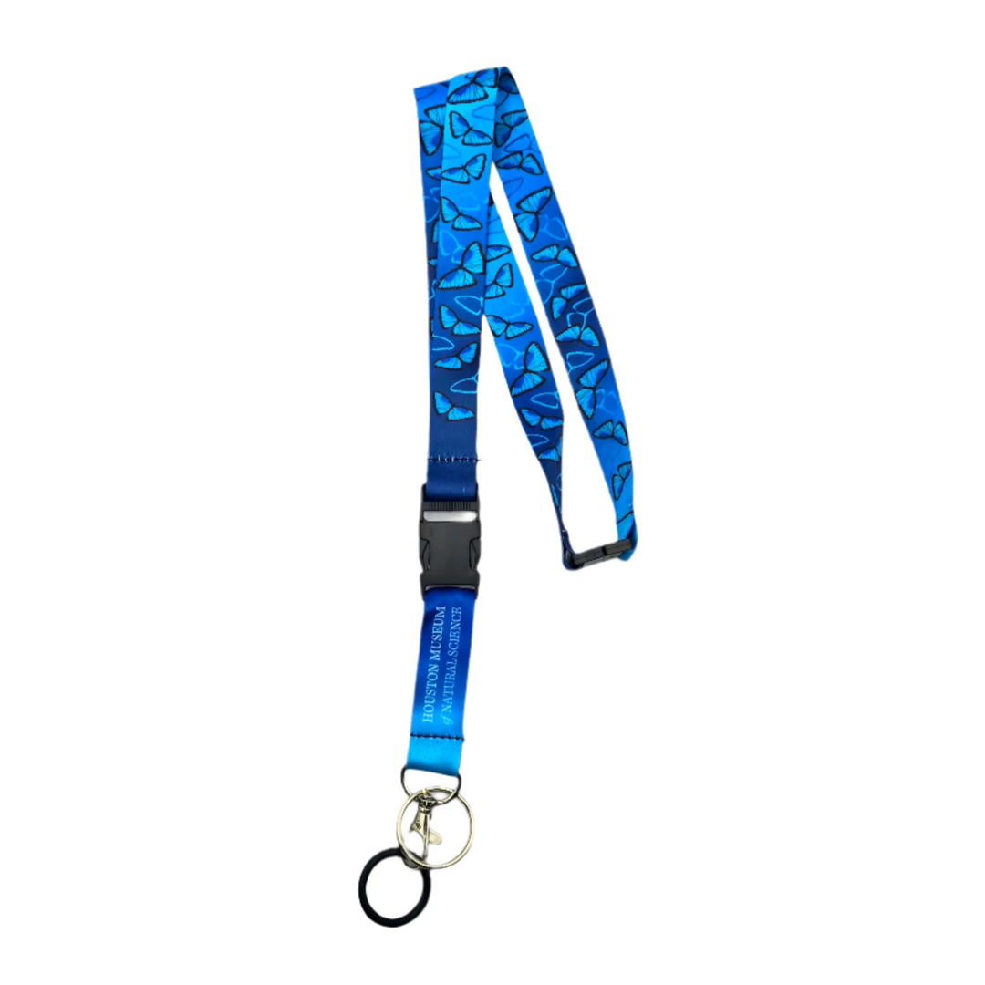 *FINAL SALE* HMNS Blue Butterfly Lanyard