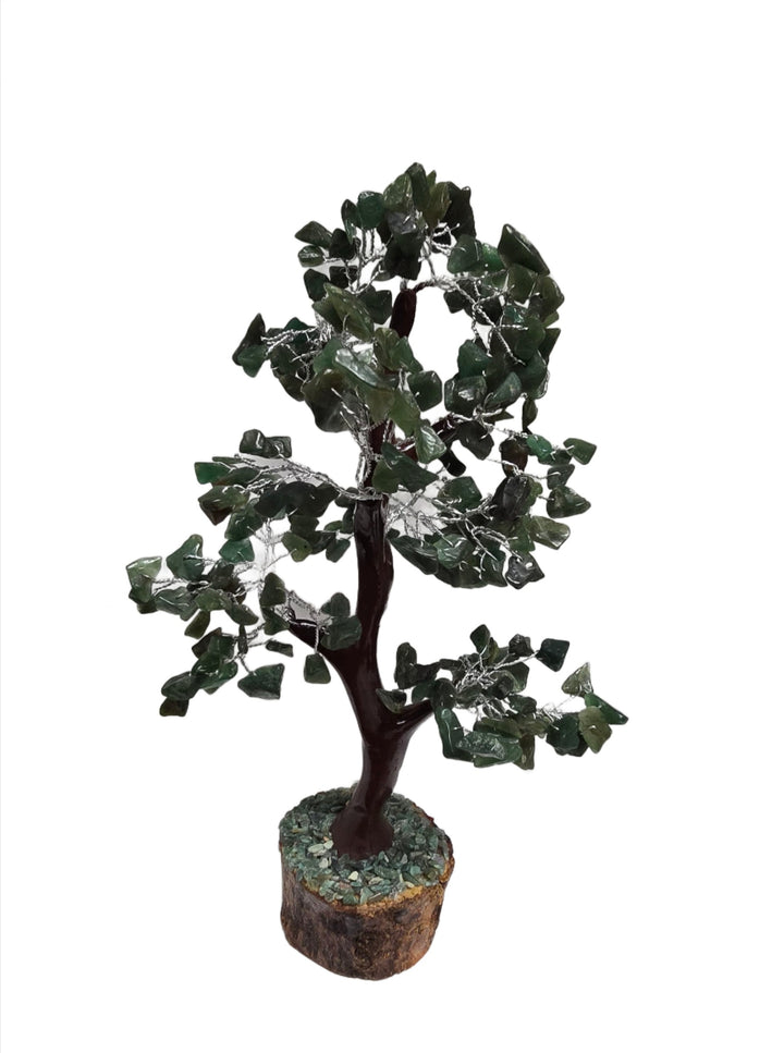 Gemstone Feng Shui Tree with Wooden Base