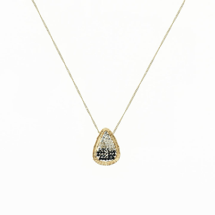 Smoky Art Deco Mix Necklace