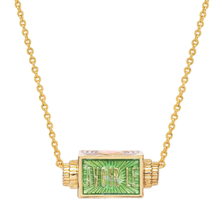 Love at First Sight Spinner Necklace