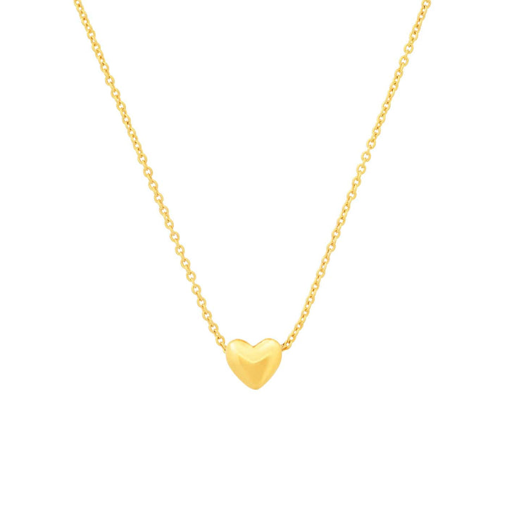 Mini Puffy Heart Necklace
