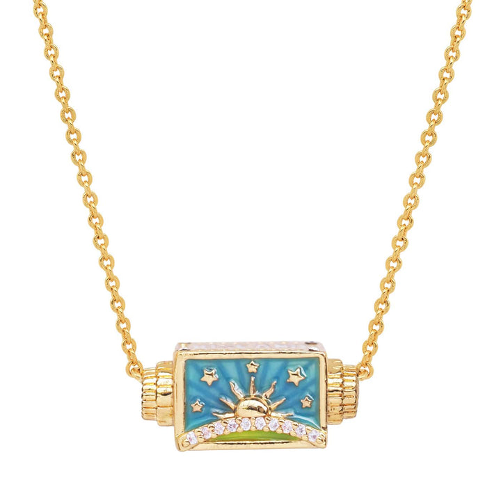 Rise and Shine Spinner Necklace