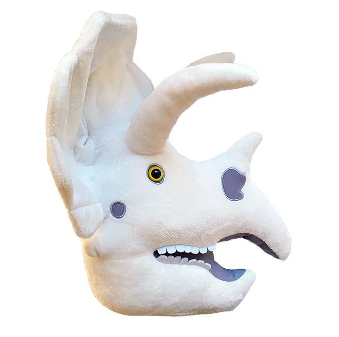 *FINAL SALE* Gigantic Triceratops Skull Dinosaur Plush