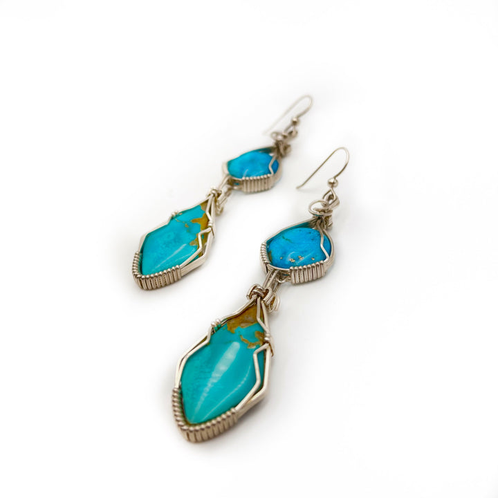 Turquoise Goddess Earrings