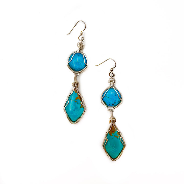Turquoise Goddess Earrings