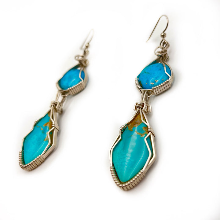 Turquoise Goddess Earrings