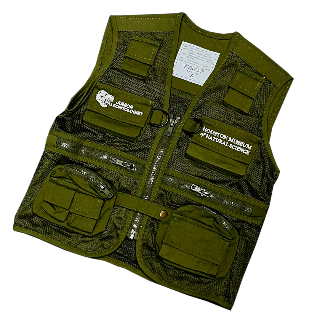 HMNS Junior Paleontologist Vest, Kids Costume