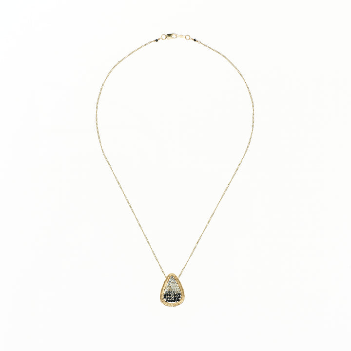 Smoky Art Deco Mix Necklace