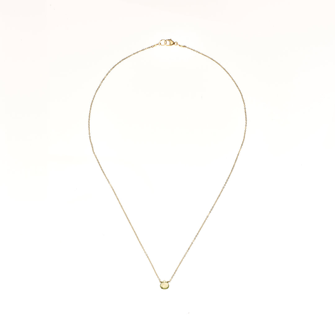 Baby Lemon Quartz Necklace