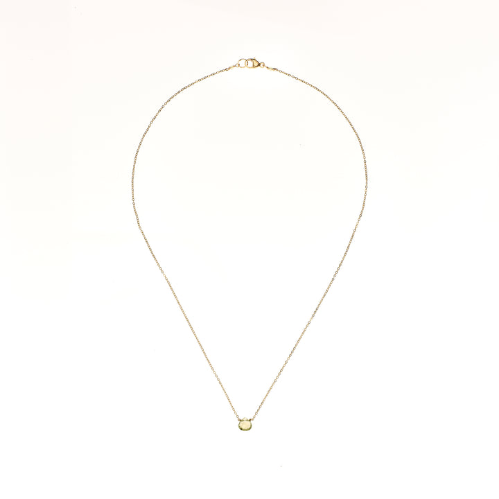 Baby Lemon Quartz Necklace