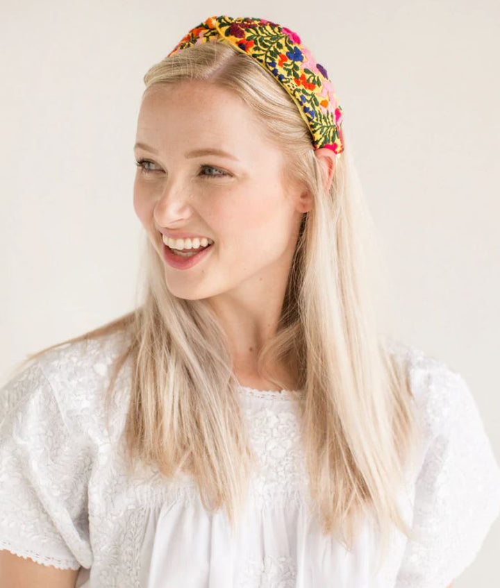 Hand Embroidered Headband