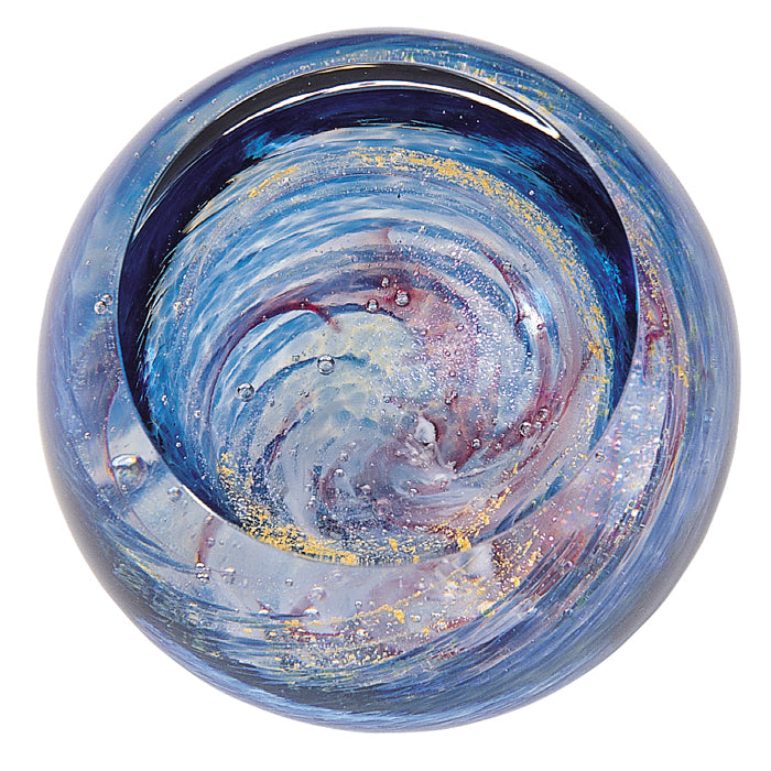 Milky Way Art Glass Paperweight
