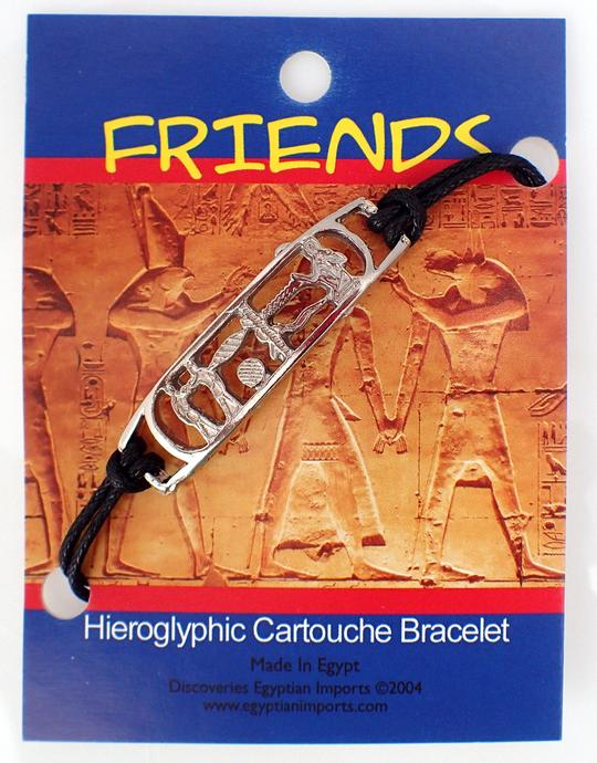 Hieroglyphic Cartouche Bracelet- Friends