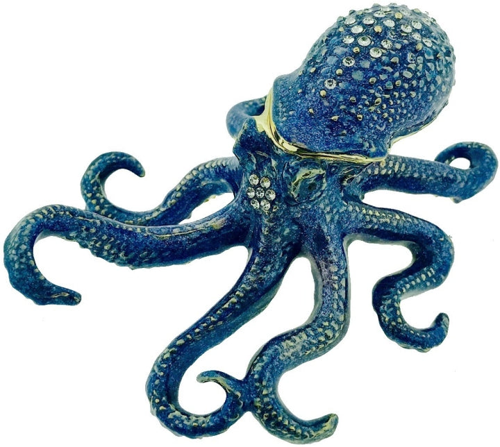 Jeweled Octopus Trinket Box