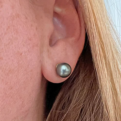 Tahitian Pearl Stud Earrings