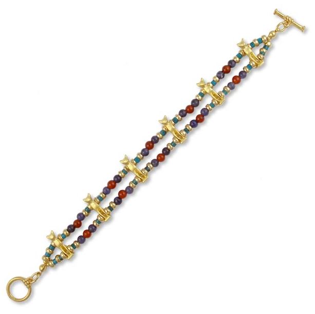 Bastet Beaded Bracelet