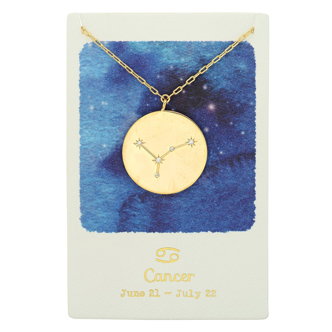 Cancer Zodiac Necklace