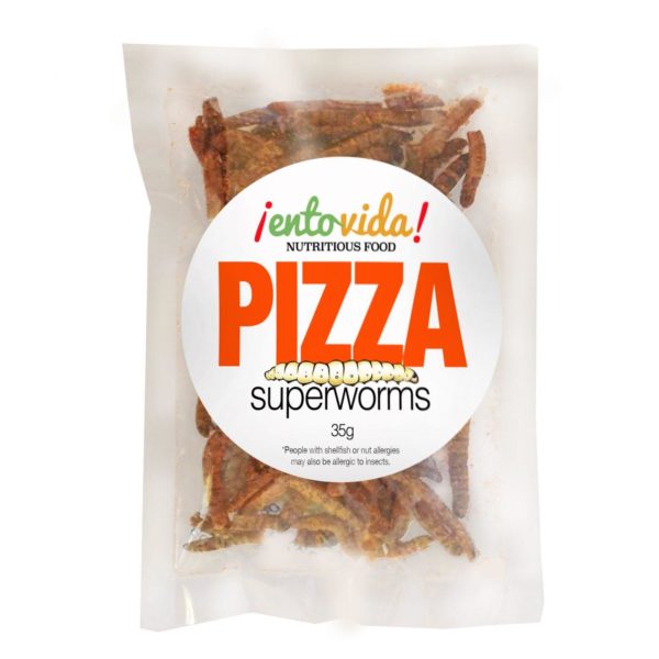 Pizza Flavored Superworms