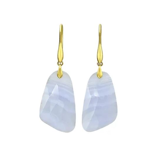 Blue Lace Agate Earring