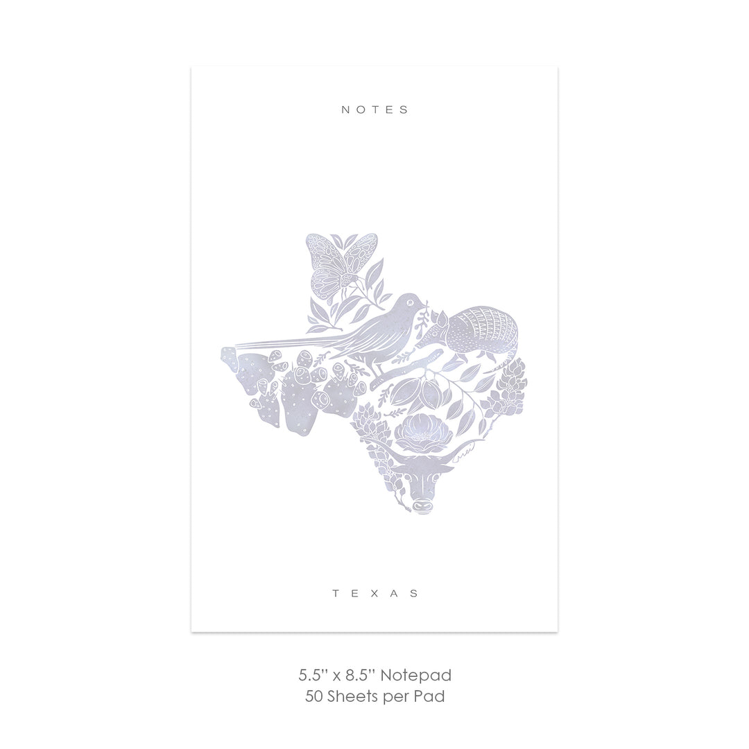 Blue Texas Notepad