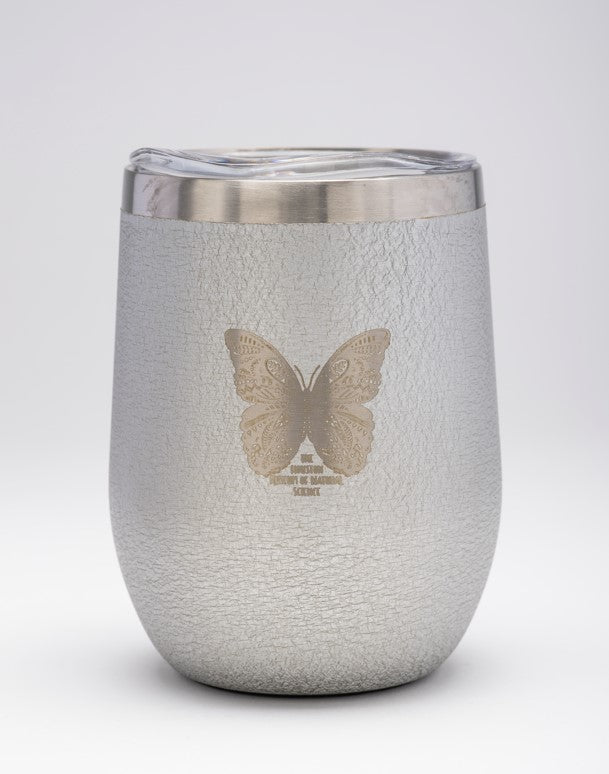 HMNS Butterfly Insulated Wine Glass Tumbler