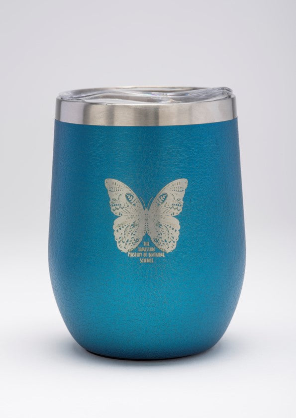 HMNS Butterfly Insulated Wine Glass Tumbler