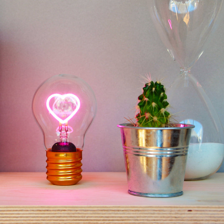 Cordless Heart Lightbulb