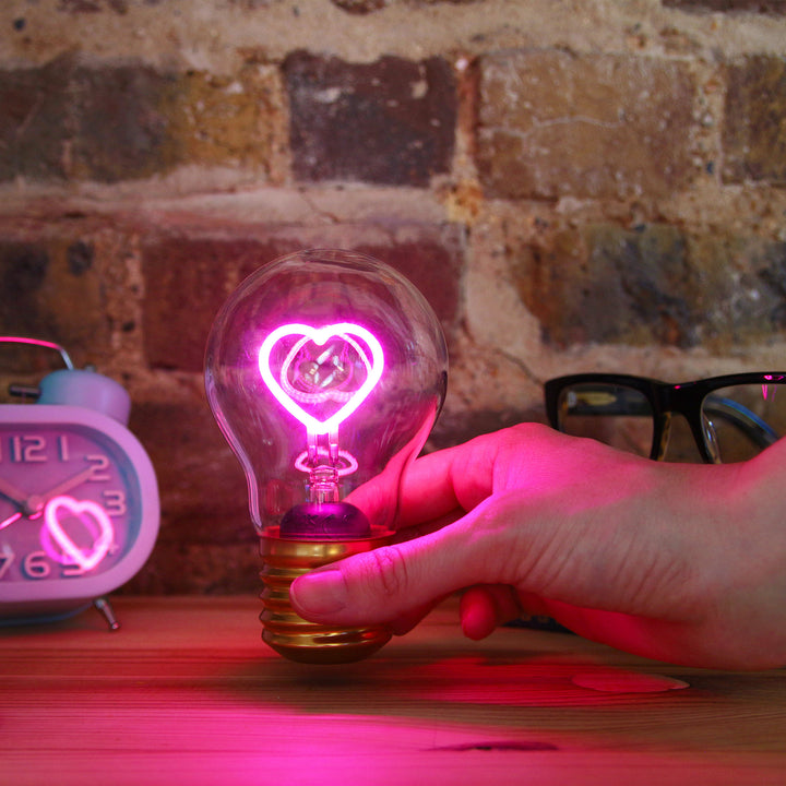 Cordless Heart Lightbulb