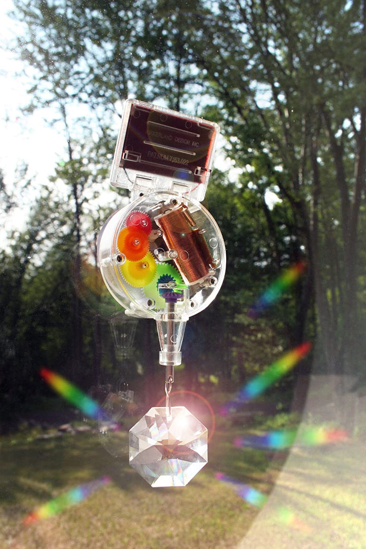 Solar Powered Rainbow Maker With Swarovski Crystal