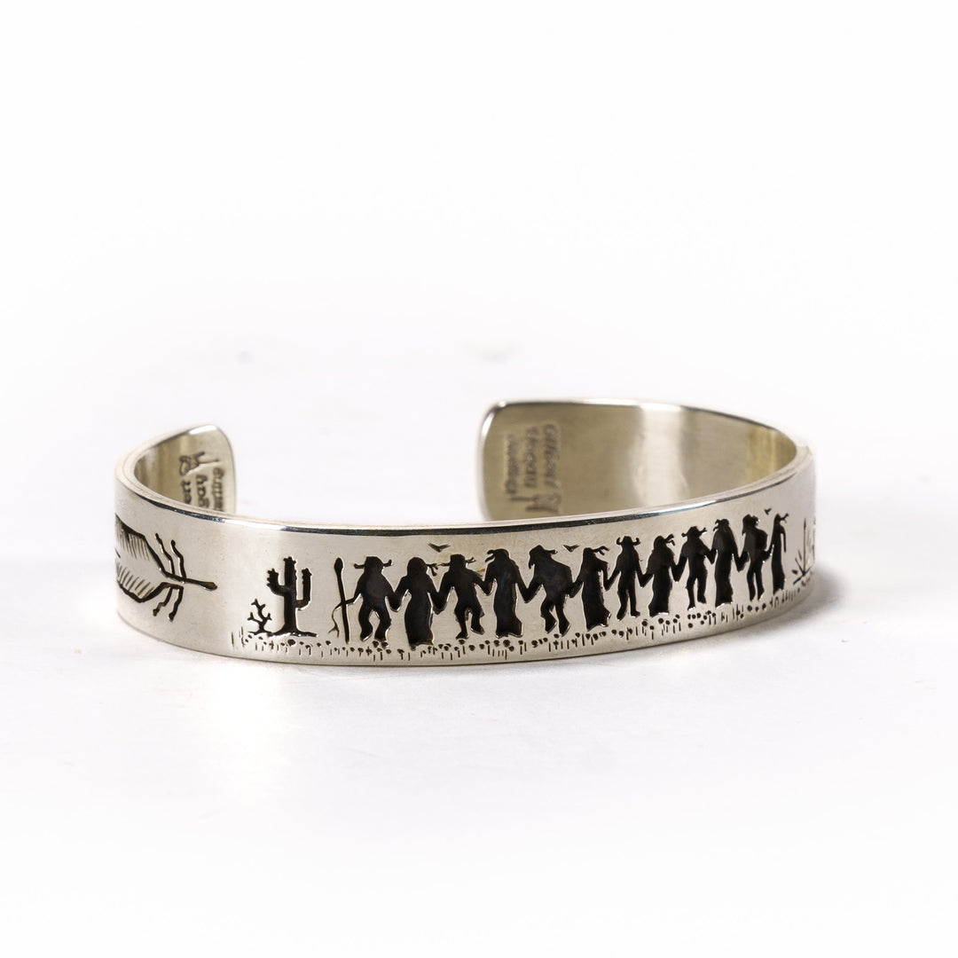 Sterling Silver Friendship Bracelet, Gilbert Begay
