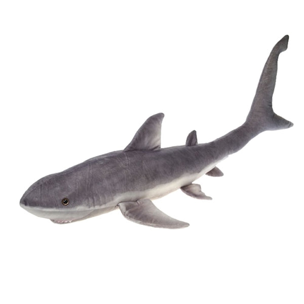 Jumbo Realistic White Shark Plush