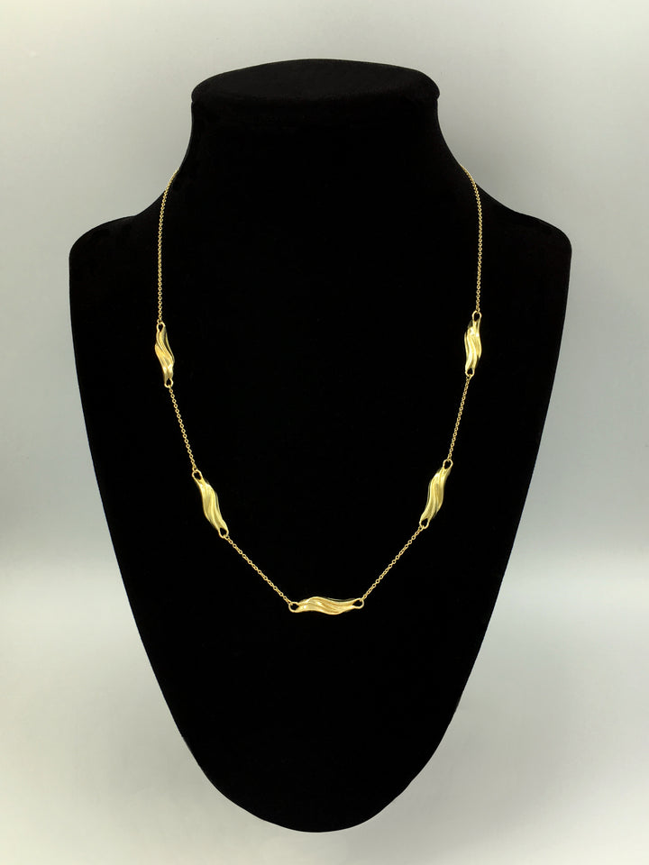Terrace Wave Station Necklace