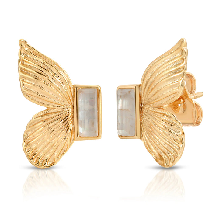 Gem Butterfly Studs