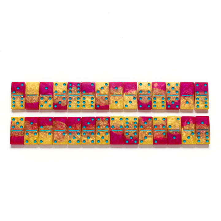 HMNS Colorful Resin Domino Set