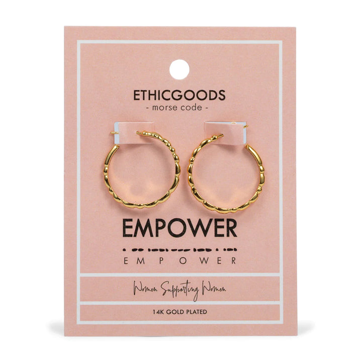 Morse Code Earrings
