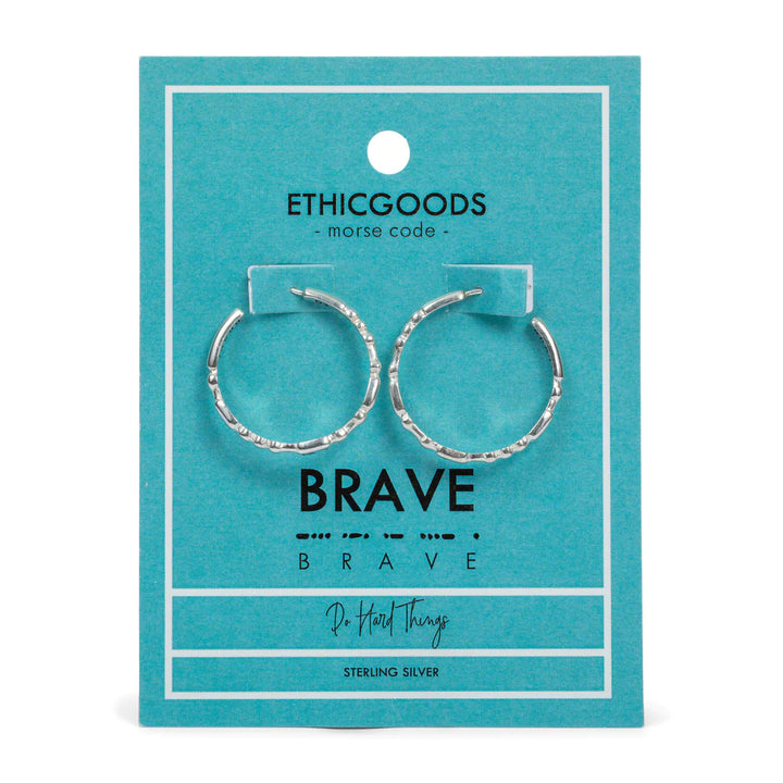Morse Code Earrings