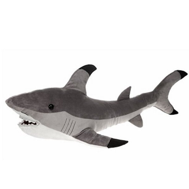Gray Shark Plush Toy